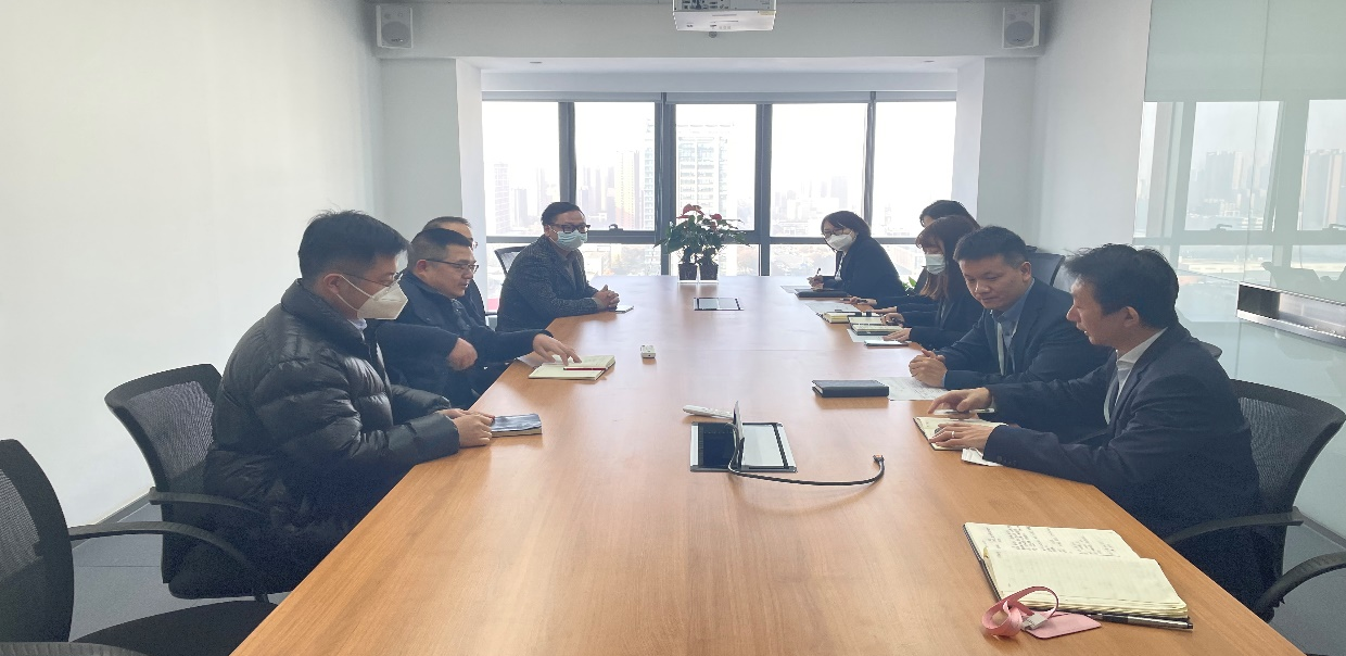 長安財通與陜西金融資產(chǎn)管理股份有限公司、融創(chuàng)西北公司座談交流